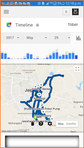 Timeline Tracker : Location History GPS Tracker screenshot