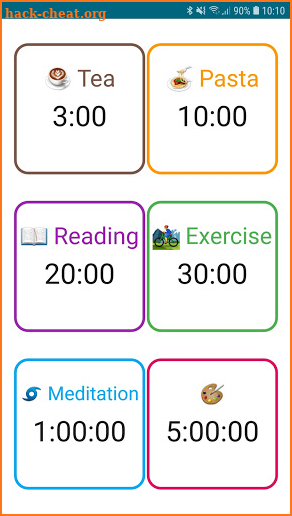 Timer: Multi Timer (Cooking, Gaming, Exercise etc) screenshot