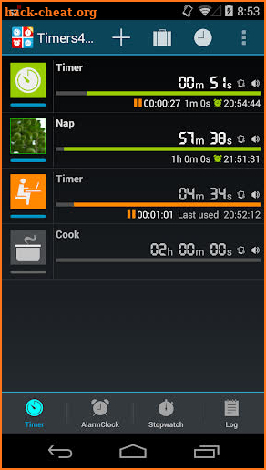 Timers4Me Timer&Stopwatch Pro screenshot