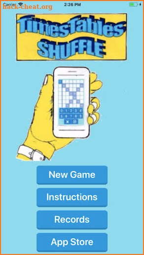 Times Tables Shuffle screenshot