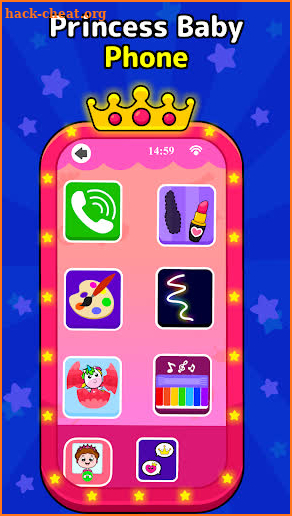 Timpy Baby Princess Phone Game screenshot