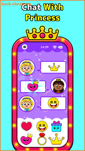 Timpy Baby Princess Phone Game screenshot
