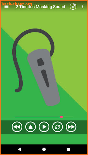 Tinnitus relief app. Sound therapy. screenshot