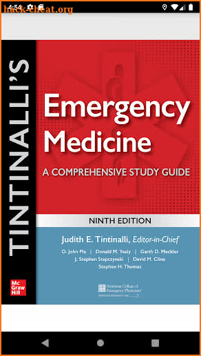 Tintinalli's Emergency Medicine: Study Guide, 9/E screenshot