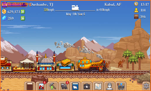 Tiny Rails 2-World Travel screenshot