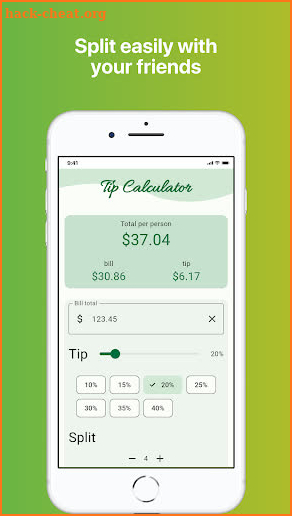 Tip Calculator screenshot