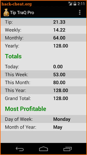 Tip Tracker - Tip TraQ Pro screenshot