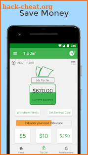 Tip Yourself - Save Money, Get Motivated screenshot
