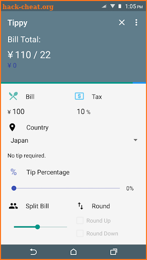 Tippy (Global Tip Calculator) screenshot