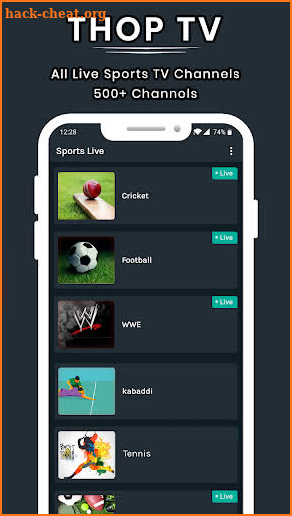 Tips For Thop TV : Live Cricket TV Streaming screenshot