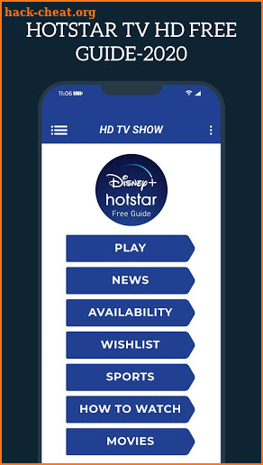 Tips Free HD Hotstar‏ Live TV Shows 2020 screenshot