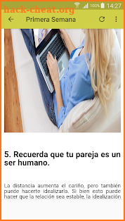 Tips Relación a Distancia screenshot