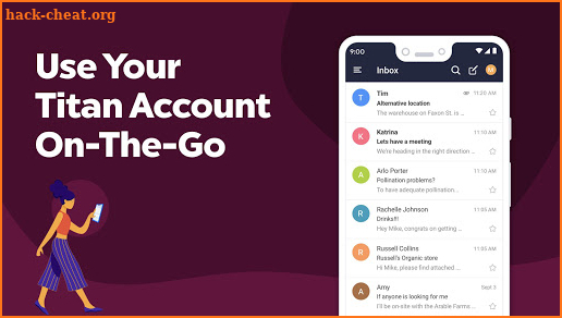 Titan - Mobile app for Titan mail accounts screenshot