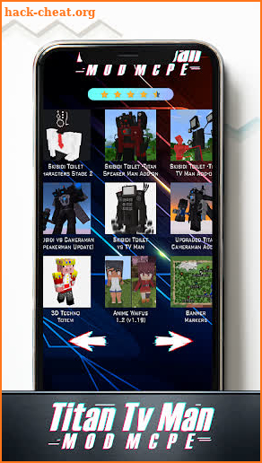Titan Tv Man Mod Skin Mcpe screenshot