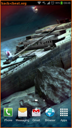 Titanic 3D Free live wallpaper screenshot