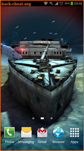 Titanic 3D Pro live wallpaper screenshot