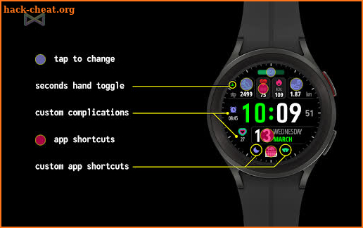 TJ101 Activity Dash Watch Face screenshot