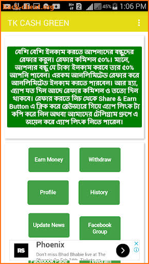 TK CASH GREEN - Online Income screenshot