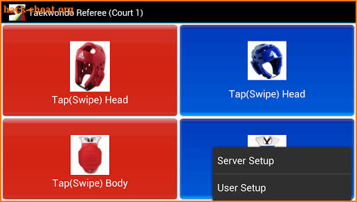 TKD Scoring WiFi Client screenshot