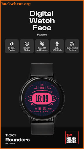 TKS 01 Rounders Watch Face screenshot