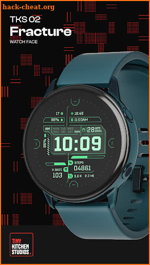 TKS 02 Fracture Watch Face screenshot