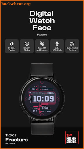 TKS 02 Fracture Watch Face screenshot