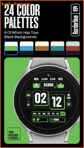 TKS 05 Borderline Watch Face screenshot