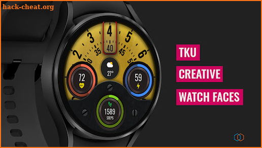 Tku S003 Digital Watch Face screenshot