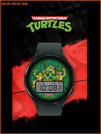 TMNT - Cowabunga SE Watch Face screenshot