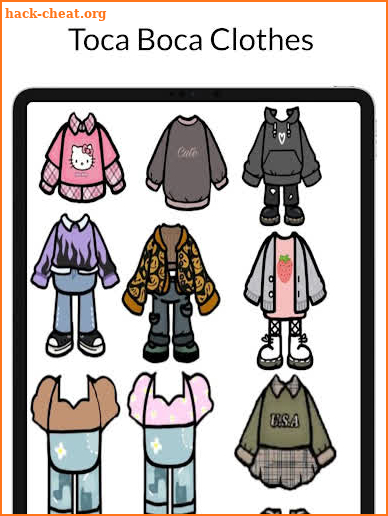 Toca Boca Clothes Ideas screenshot