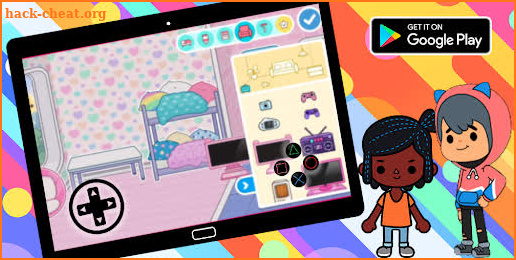 TOCA Boca Rainbow house tips screenshot