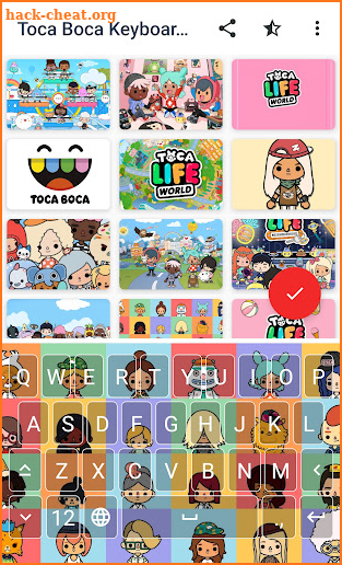 Toca Boca Theme Keyboard screenshot