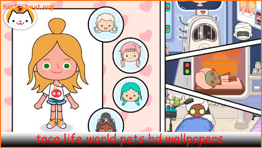 toca life world pets hd wallpapers screenshot