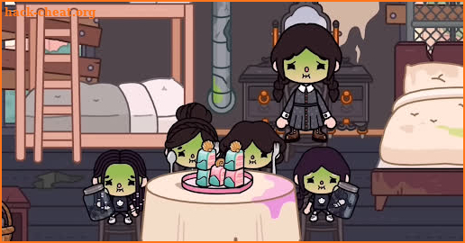 Toca Wednesday Addams Boca HD screenshot