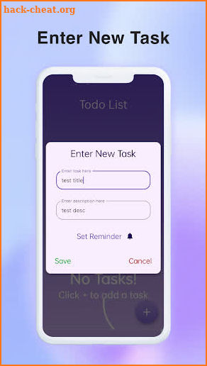 Todo List screenshot