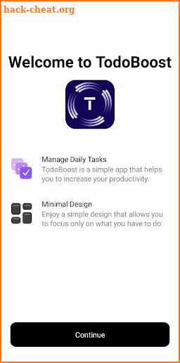 TodoBoost screenshot