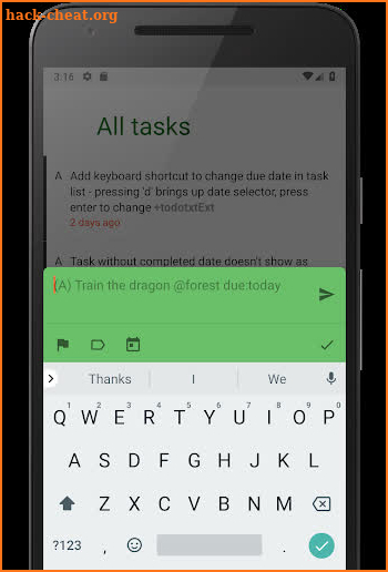 Todo.txt for Android - take your todo.txt with you screenshot