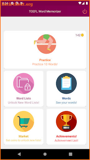 TOEFL Word Memorizer screenshot