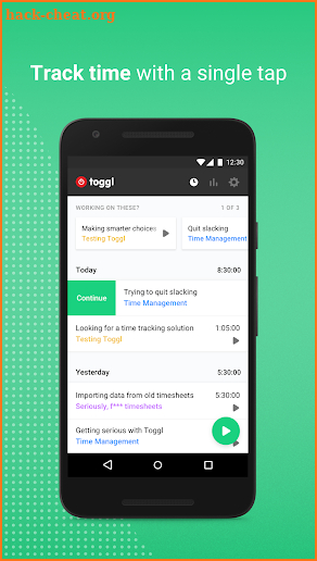 Toggl: Work Hours & Timesheet Time Tracker screenshot