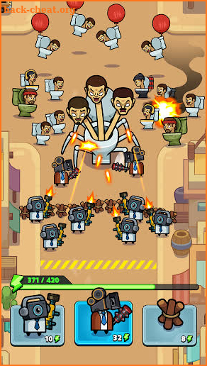 Toilet Fight: Police vs Zombie screenshot