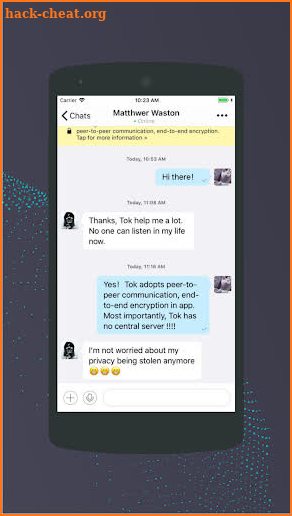 Tok for Tox - Encrypted Messenger screenshot