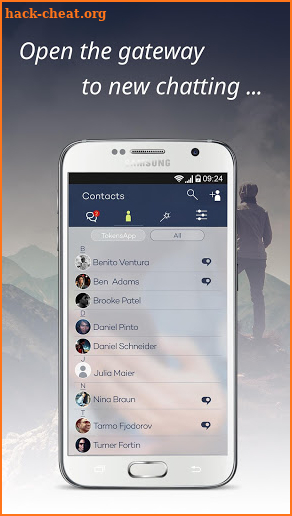 TokensApp - chat messenger screenshot