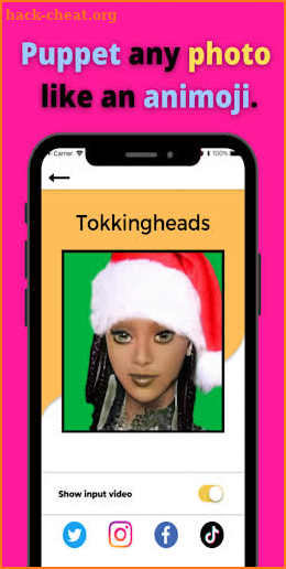 TokkingHeads Portrait Video screenshot