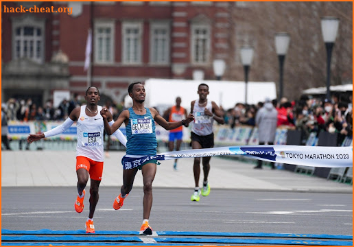 Tokyo Marathon 2024 live screenshot