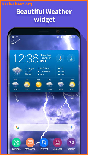 Tomorrow weather forecast & widget screenshot