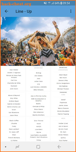 Tomorrowland 2018 (Info) screenshot