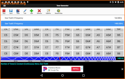 ToneGen Tone Generator Free screenshot