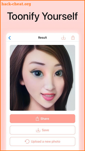 Toonify - Cartoon yourself face photo screenshot