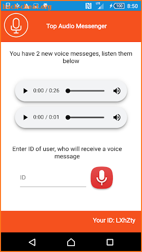 Top Audio Messanger screenshot