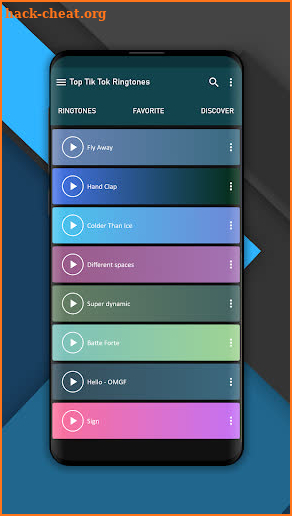 Top Ringtones from Tik music screenshot